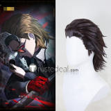 Limbus Company Gregor Faust Silver Brown Styled Cosplay Wig