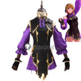 The King of Fighters KOF Athena Asamiya Purple Black Cosplay Costume