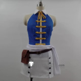 Fairy Tail Manga Lucy Heartfilia Blue White Cosplay Costume 2