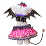 Love Live Sunshine Aqours Yoshiko Dia Kanan Ruby Chika Mari Riko You Hanamaru Little Devil Cosplay Costume