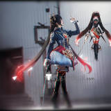 Punishing Gray Raven Lucia Pyroath Weapon Coating Oath Flame New Outfit Cosplay Costume