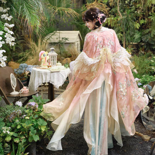 ShiSanYu My Little Pony Collab Fluttershy Hanfu Cosplay Costume