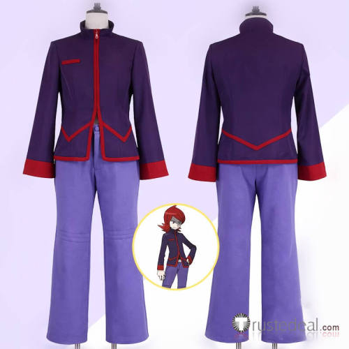 Pokemon Pocket Monsters Special Silver Purple Cosplay Costume Daily Wear Version