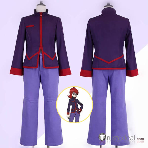 Pokemon Pocket Monsters Special Silver Purple Cosplay Costume Daily Wear Version
