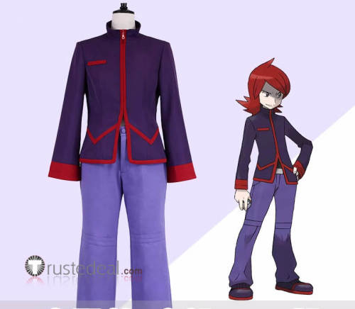 Pokemon Pocket Monsters Special Silver Purple Cosplay Costume Daily Wear Version