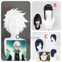 Bleach Royal Guard Great Weave Guard Senjumaru Shutara Toshirou Hitsugaya Uryu Ishida Purple Black White Styled Cosplay Wig