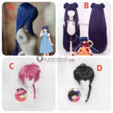 Ranma 1/2 Ranma Shampoo Akane Tendo Blue Purple Pink Black Cosplay Wig