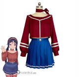MiSide Mita Red Blue Cosplay Costume