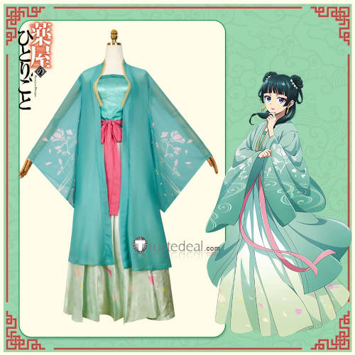 Kusuriya no Hitorigoto The Apothecary Diaries Season 2 Maomao Green Blue Dress Special Mission Cosplay Costume
