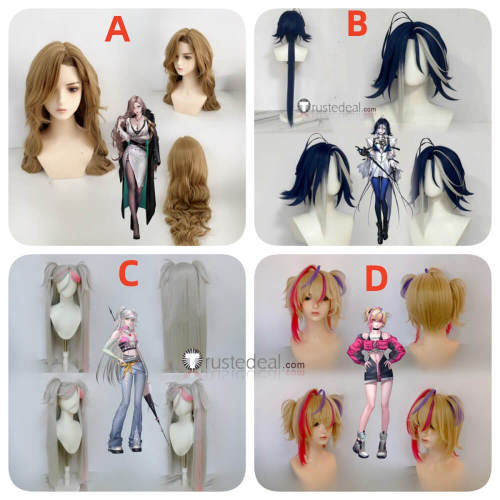 Path to Nowhere Adela Golan Chameleon Nino Sama Blonde Pink Brown Blue Prestyled Cosplay Wig