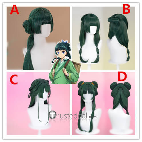 Kusuriya no Hitorigoto The Apothecary Diaries Maomao Green Cosplay Wig