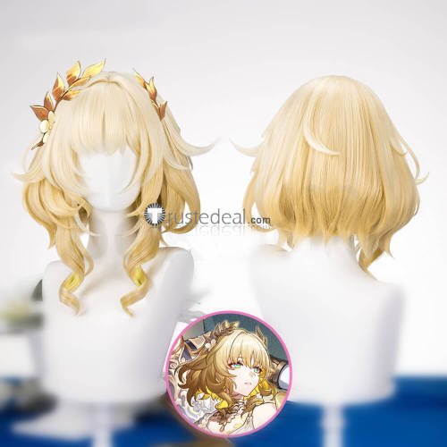 Honkai Star Rail Lyndon Skott Aglaea Feixiao Silver Blonde Brown Cosplay Wig