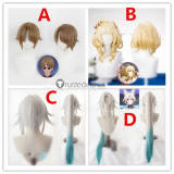 Honkai Star Rail Lyndon Skott Aglaea Feixiao Silver Blonde Brown Cosplay Wig
