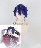 Commission Honkai Star Rail Feixiao Fugue Tingyun Sampo Blue Silver Ponytail Prestyled Cosplay Wig