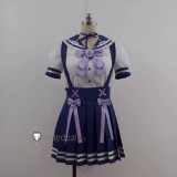 Vtuber Virtual YouTuber Minato Aqua Sailor Blue White Cosplay Costume 2