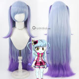Library Of Ruina The Queen of Hatred Blue Purple Ponytails Prestyled Cosplay Wig