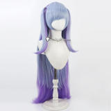 Library Of Ruina The Queen of Hatred Blue Purple Ponytails Prestyled Cosplay Wig