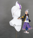Pokemon Scarlet and Violet Drayton Kakitsubata Sun and Moon Hau Pokemon ReBurst Ryouga Prestyled Green White Cosplay Wig