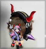 Crazy Raccoon Selly Halloween Cosplay Costume