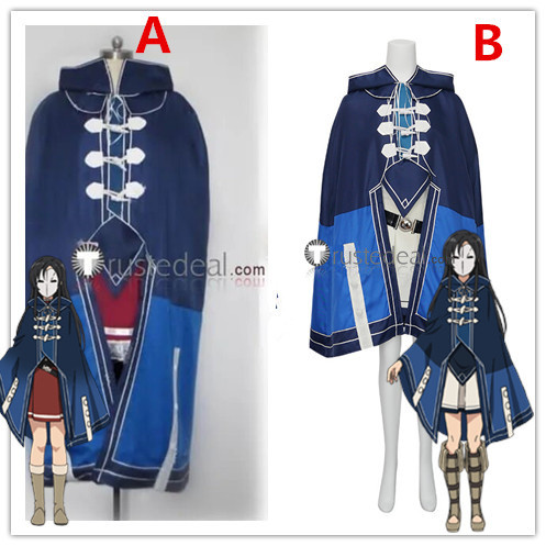 Mushoku Tensei Jobless Reincarnation Isekai Ittara Honki Dasu Nanahoshi Shizuka Blue Cosplay Costume
