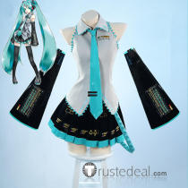 Vocaloid Hatsune Miku Original Liquid Leather Cosplay Costume