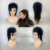 Final Fantasy VII Remake Zack Aerith Gainsborough Lace Front Brown Black Styled Cosplay Wig