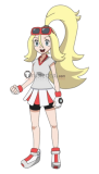 Pokemon X and Y PXY Gym Leader Korrina Cosplay Costume