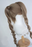 Final Fantasy VII Remake Zack Aerith Gainsborough Lace Front Brown Black Styled Cosplay Wig