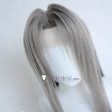 Final Fantasy VII Remake Sephiroth Long Silver Gray Styled Cosplay Wig