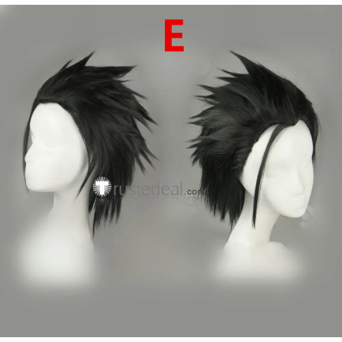 Final Fantasy VII Remake Zack Aerith Gainsborough Lace Front Brown Black Styled Cosplay Wig