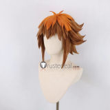 YuGiOh Jaden Yuki Celina Serena Purple Ponytail Orange Brown Styled Cosplay Wig