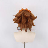 YuGiOh Jaden Yuki Celina Serena Purple Ponytail Orange Brown Styled Cosplay Wig