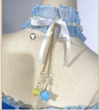 Infinity Nikki Bubbly Voyage Summer Outfit Blue Lolita Dress Cosplay Costume