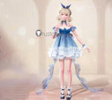 Infinity Nikki Bubbly Voyage Summer Outfit Blue Lolita Dress Cosplay Costume