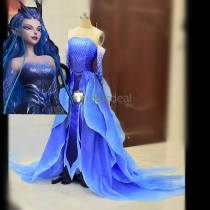 Ne Zha 2 Ao Run Blue Dress Cosplay Costume