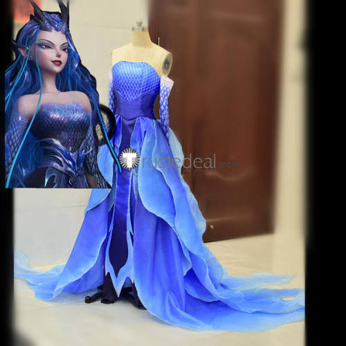 cosplay blue dress Sherri Hill 55887 main image 0