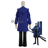 Limbus Company Sancho Bari Blue Cosplay Costume