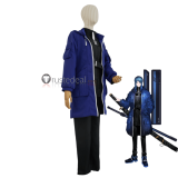 Limbus Company Sancho Bari Blue Cosplay Costume