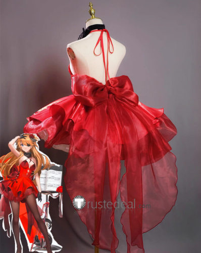 Goddess of Victory Nikke Evangelion Asuka Wille Ocean's Lament Red Gown Cosplay Costume