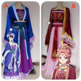 Kusuriya no Hitorigoto The Apothecary Diaries Gyokuyou Lihua Rifa Blue Pink Red Cosplay Costume