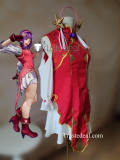 The King of Fighters KOF XV Athena Asamiya Red Cosplay Costume 2