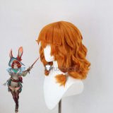 League of Legends LOL Anima Squad Miss Fortune Battle Bunny Aurora Hwei Green Styled Cosplay Wig