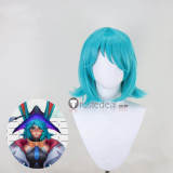 League of Legends LOL Anima Squad Miss Fortune Battle Bunny Aurora Hwei Green Styled Cosplay Wig