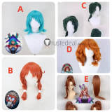 League of Legends LOL Anima Squad Miss Fortune Battle Bunny Aurora Hwei Green Styled Cosplay Wig