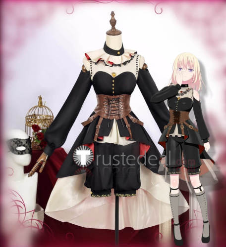 BanG Dream Ave Mujica Misumi Uika Gothic Dress Cosplay Costume