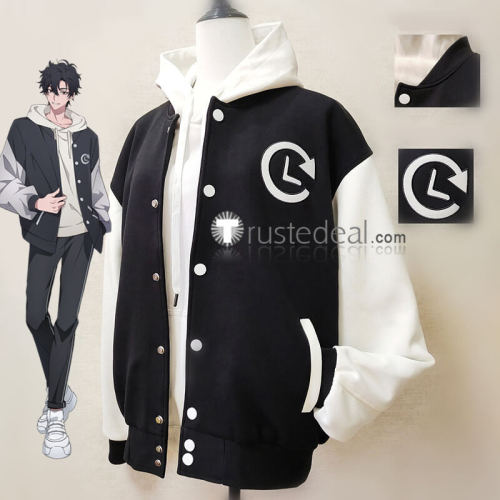 Link Click Season 2 Cheng Xiaoshi Black Baseball Jacket Cosplay Costume