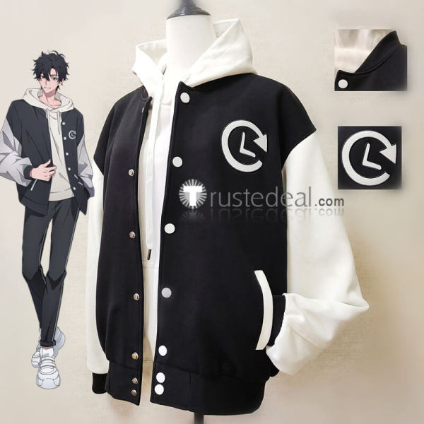 Link Click Season 2 Cheng Xiaoshi Black Baseball Jacket Cosplay Costume