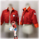 Hataraku Saibou Cells at Work Erythrocyte Red Blood Cell Cosplay Costume