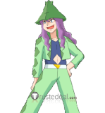 Pokemon Harley Green Cosplay Costume