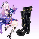 Genshin Impact Citlali Flins Cosplay Black Shoes Boots